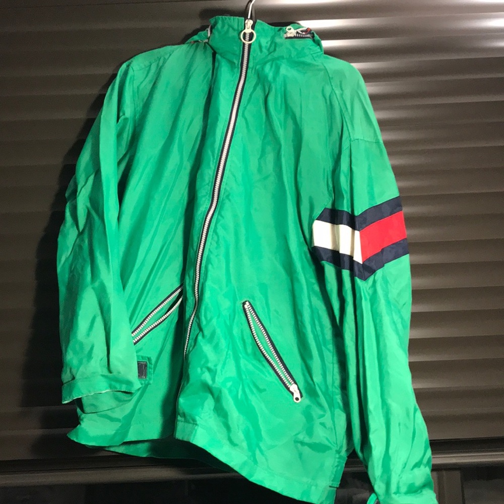 Tommy Hilfiger Green Sail Rain jacket